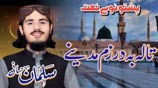 Pashto New HD Naat 2024  Tala Ba Darzam Madine  Salman Hassani Studio [upl. by Fablan]