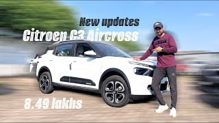 2024 Citroen C3 Aircross New Update  Ab 849 Lakhs se shuru 🔥 [upl. by Holihs166]