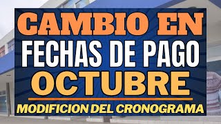 URGENTE ❗CAMBIO en las FECHAS de PAGO de OCTUBRE 2024  MONTOS EN BRUTO JUBILADOS y PENSIONADOS [upl. by Sutelc]