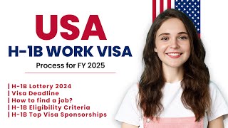 USA H1B Work Visa  H1B Lottery 2024  How to Work in USA [upl. by Dleifxam]