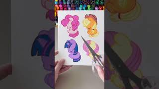 ✨little pony sandwish handmade✨ asmr Decompress Tutorial diy papercraft paperplay [upl. by Nnawaj]