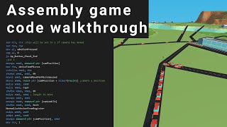 Code walkthrough of my game written in x64 assembly [upl. by Izawa236]