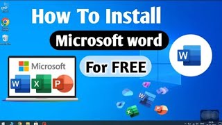 How to download ms office in laptopcomputer microsoft office ko kaise download kare free [upl. by Ydnim]