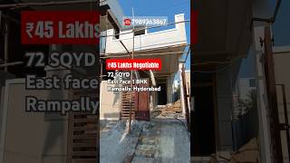 East face House for sale  ₹45 LAKHS  Rampally Hyderabad houseforsale [upl. by Mandeville]