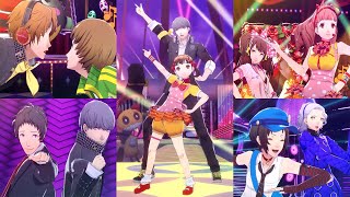 Persona 4 Dancing All Night  All Bond Fevers All Partners All Songs 4K60 [upl. by Thorner]