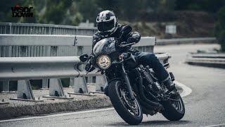 Yamaha XJR1300 Racer  Visordown Road Test [upl. by Adnilreb]