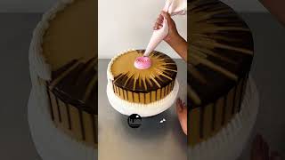 ideas para decorar torta con rosas y ganache de chocolate [upl. by Eldredge]