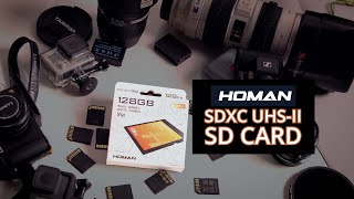 HOMAN SDXC UHSII SD CARD [upl. by Retrac315]