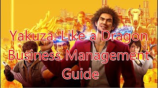 Yakuza like a dragon business management minigame guide [upl. by Elletnuahs]