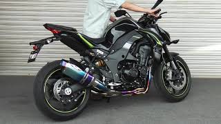 17 Z1000 R Edition NASSERT Evolution TypeⅡ フルエキゾースト [upl. by Aiekahs]