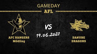 LIVESTREAM  AFL WEEK 7  AFC RANGERS vs Danube Dragons [upl. by Ahseirej]