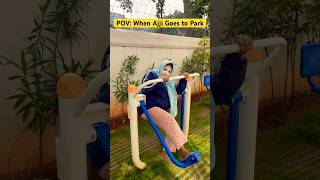 When Ajji Goes to Park👵 funny videocreator kratex marathi marathicontent viralreels [upl. by Anujra]