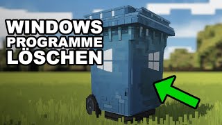 Programme löschen unter Windows 11 [upl. by Venable928]