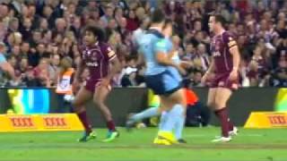 David Shillington big hit on Michael Weyman [upl. by Midge]