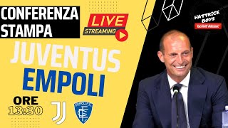 DIRETTA VIDEO CONFERENZA ALLEGRI PRE JUVENTUS EMPOLI [upl. by Veda]