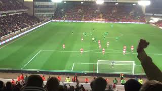 Stoke City  Lewis Baker Goal Celebrations vs Barnsley [upl. by Manup]