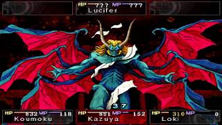 Shin Megami Tensei Devil Survivor Overclocked Boss Lucifer NORMAL [upl. by Mireille900]