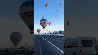 Cappadocia capadocia kapadokya travel vacation trip sunset shortvideo shorts [upl. by Nnylylloh]