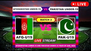 Live  Afghanistan Under19 vs Pakistan Under19 Live Cricket Score amp Commentary [upl. by Danita378]