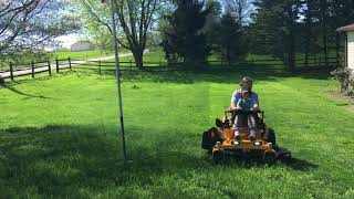 Cutting grass Cub Cadet Ultima ZT2 60quot [upl. by Anna-Maria969]