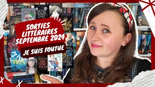 💸 SORTIES LITTÉRAIRES Septembre 2024  jen ai noté 48 😱📚 [upl. by Aidin798]