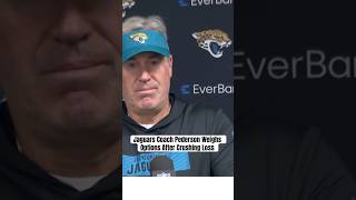 Jaguars Coach Pederson Weighs Options After Crushing Loss [upl. by Ebaj497]