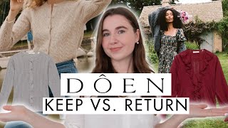 Doen Fall Collection Haul  Keep vs Return [upl. by Vorster]