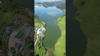 Begnas lake shortsvideo sanjeevphotography viralvideo dronevideo [upl. by Eirised772]