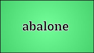 What Abalone Means [upl. by Mraz]