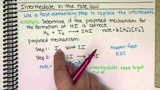 Chem162 Reaction Mechanisms with Intermediates 135 [upl. by Sholley]