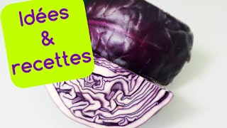 Recettes faciles et comment cuisiner le CHOU ROUGE [upl. by Jessi]