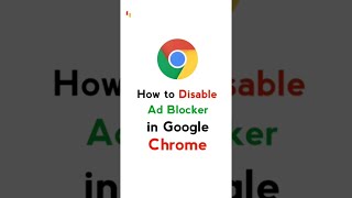 How to Disable Ad Blocker in Google Chrome [upl. by Lawry801]