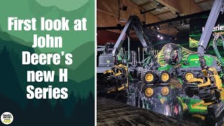 John Deere launches new H Series of forestry machines [upl. by Naek]