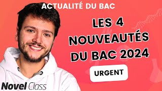 RÉFORME DU BAC 2024  Les 4 changements expliqués [upl. by Yatnod809]