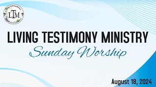 Living Testimony Ministry Church of Chicago  Family Worship  August 18 2024 [upl. by Aerdnaek]