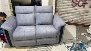 recliner 2 seater reckaner fiting wala Motihariz recliner kaise banaen sofa kaise banaen computer so [upl. by Vyky]