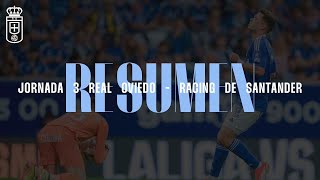 Resumen Real Oviedo  Racing de Santander Jornada 3 20242025 [upl. by Jarnagin]