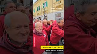 VIDEO INTEGRALE La Processione di San Giorgio a Reggio Calabria 23 aprile 2024 [upl. by Oinesra]