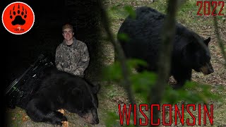 400lbs Black Bear  Archery  Wisconsin [upl. by Castera89]