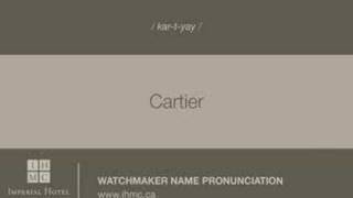 Cartier [upl. by Harak]