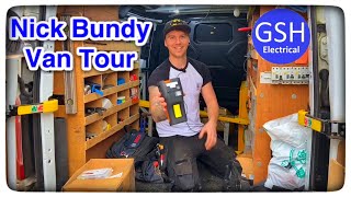 What Tools and Equipment are Required to be an Electrician  Electricians Van Tour With Nick Bundy [upl. by Leikeze]