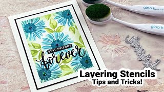 Layering Stencils Tips and Tricks [upl. by Enenaej947]