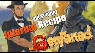 Genfanad BEGGINER COOKING XP QUESTS  Infernal Recipe  Quest Guide [upl. by Joni]