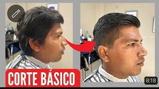 Corte de cabello NORMAL PARA HOMBRES CON LA NÚMERO 3 BIEN PULIDO [upl. by Eitsim785]