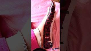 Trending cello tape mehndi leg design trendingshorts [upl. by Nnylarak193]