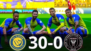 MESSI RONALDO MBAPPE NEYMAR ALL STARS  AL NASSR 300 INTER MIAMI  GAMEPLAY PC [upl. by Lancelle]