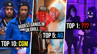 RUDEST GANGS IN UK DRILL OF ALL TIME LYRICS [upl. by Anale]