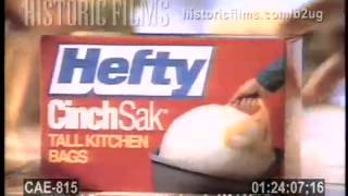 VINTAGE COMMERCIAL  HEFTY  1990S [upl. by Martres]