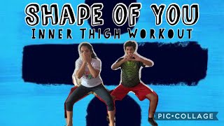 Shape of You  Blogilates Inner Thigh Workout with my BROTHER [upl. by Tomkin]