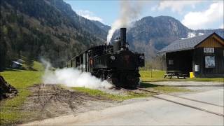 Bregenzerwaldbahn Wälderbähnle U25 April 2017 [upl. by Ahsenar558]